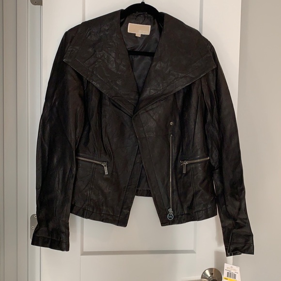 Michael Kors Leather Jacket - Picture 1 of 6